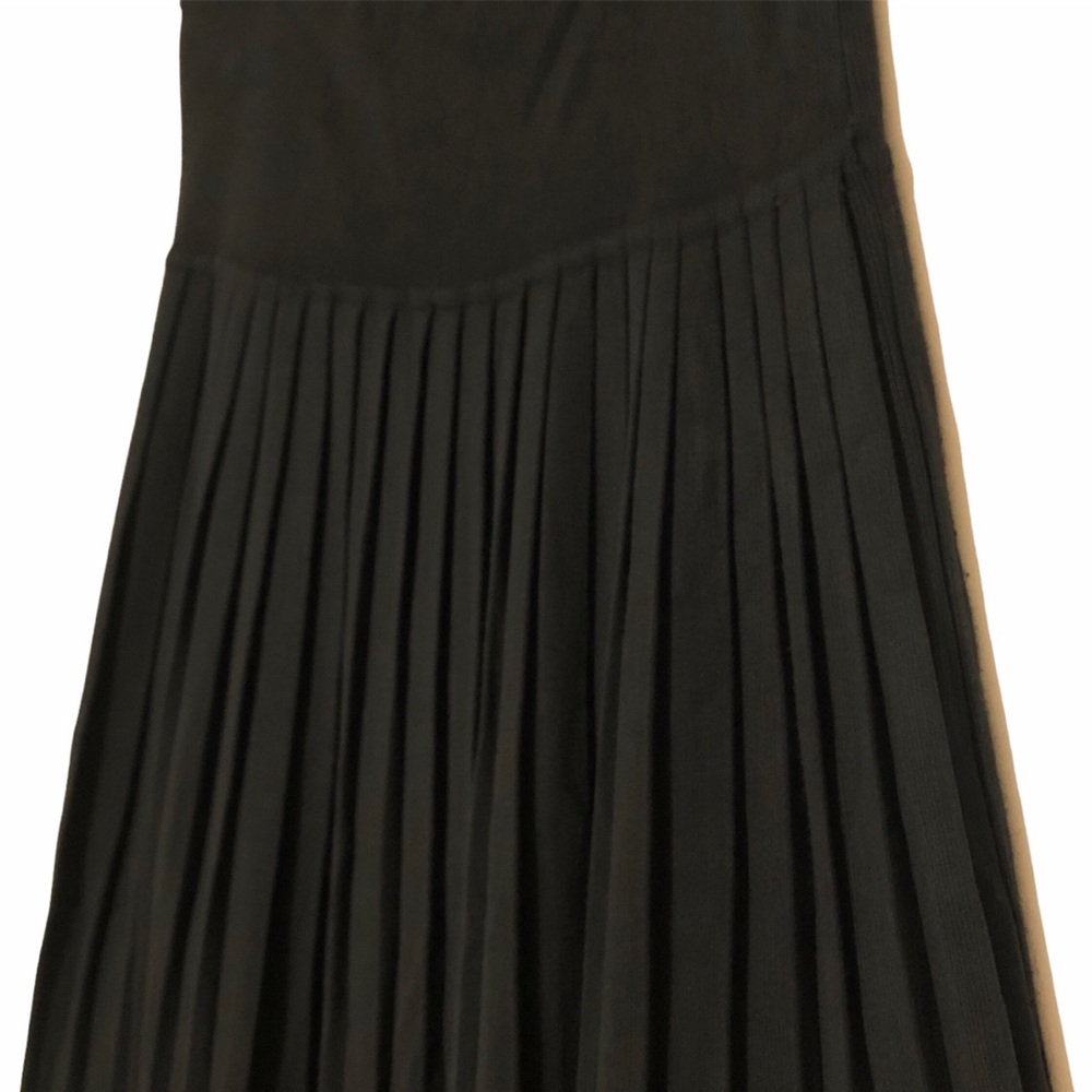 Vintage Hand Knit Pleated Midi Skirt - Picture 3 of 7